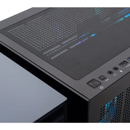 ABS Flux II Aqua Prebuilt Gaming PC - Windows 11 - Intel Core 5 120 - GeForce RTX 5060 8GB - DLSS 4 - 32GB DDR4 - 1TB NVMe SSD