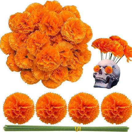 Marigold Flowers - artificial flowers for Day of the Dead (photo 1 of 10)