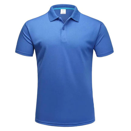 Plain Dry Fit Polo T Shirts Men Breathable Polyester Golf Shirt Unisex Quick Dry Sport Collar T-shirt Camisas Polos Para Hombres