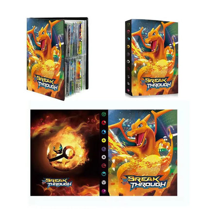 IN STOCK Pokemon Charizard Cards Album Book 240PCS Pok é mon Game Card Album VMAX GX EX Holder Collection Binder Folder Kid Gift