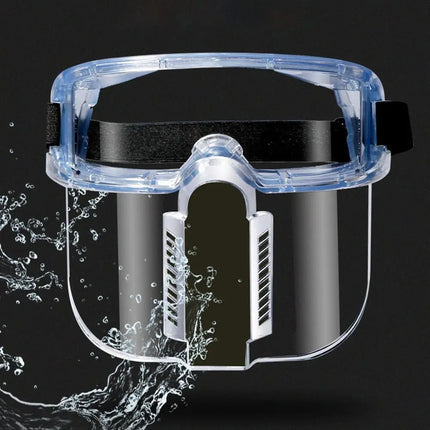 Transparent Protected Face Shield Mask Ergonomic Multipurpose Full Face Mask Anti-impact Anti-oil Splash Kitchen Face Mask