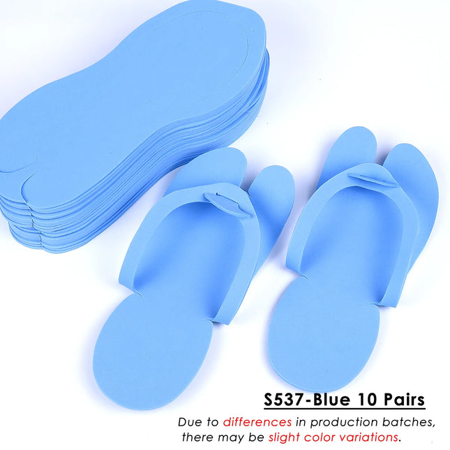 10 pares de pantuflas desechables de EVA para uñas, portátiles, ligeras, plegables, suaves, para salón, hotel, suministros de pedicura.