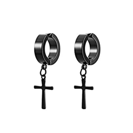 24 piece fashionable punk style 304 stainless steel ear clip set, can be given as a gift to friends
