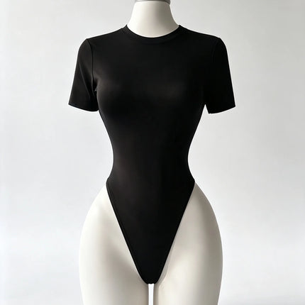 Women's High-Quality Backless Bodysuit Basic Solid Color Comfortable Fit Underwear