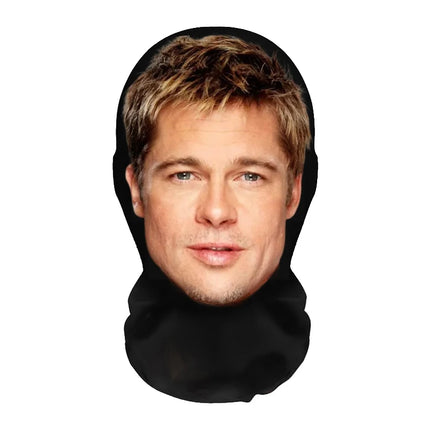 Realistic 3D Mask Full Face for Women Man Cosplay Accessories Mascaras Halloween Masquerade Mesh Headgear