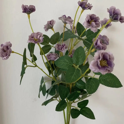 Artificial Silk Rose for Garden Decoration, Fake Bouquet, 15 Heads, Artificial Flowers, Christmas, Wedding, Home, Outdoor, 3Pcs