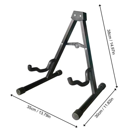 A-Frame Metal Guitar Stand Guitar Stand Universal Bass Electric Guitar Stand Folk Guitar Storage Bracket