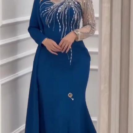 Customized High Quality Sexy Jewel Mermaid S Formal Occasion Gown Vestido De Fiesta فساتين حفلات العودة للوطن 무도회 드레스