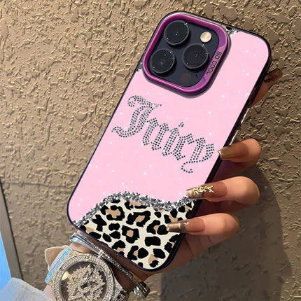 Cool J-JuicysS Couture Pattern Phone Case For iPhone 17 16 15 14 13 12 11 Pro Max XR XS MAX 7 8 PLUS MINI INS Anti Fall Cover