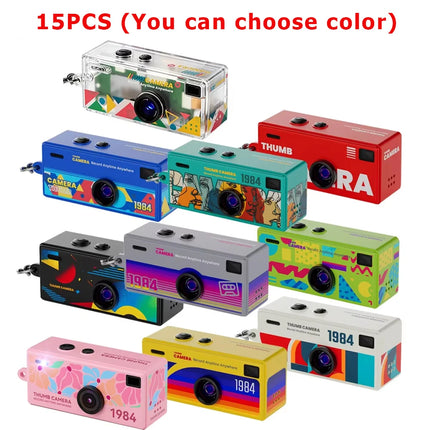 10/15/20PCS 0.96 Inch 1984 Keychain Thumb Digital Camera Support Memory Card 1080P HD Camcorder Video Recorder with Flash