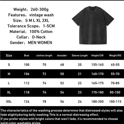 Vintage Washed T-Shirts Ghost In The Shell Print T Shirt Men Women Clothing Cotton Tee Shirt Summer Short Sleeve Streetwear