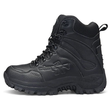 Brand Men Work Safty Boots Outdoor Hiking Boots Non-slip Rubber BoatsTactical Desert Combat Boots Work Shoes Men Casual Sneaker
