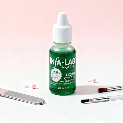 INFA-LAB Nail Art Hemostatic Tool Powerful Fast to Stop Bleeding for Manicure Exclusive for Nail Salons