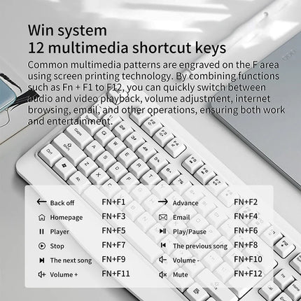 Lenovo Wireless Keyboard and Mouse Combo Full-Size 104 Key Quiet Office Set with Silent Click Compact USB Receiver - product