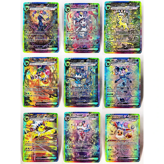 PTCG PRE Umbreon Evoli Sylveon Folipurba Glaziola Spielzeug Hobbys Hobby Sammlerstücke Spielesammlung Anime Karten