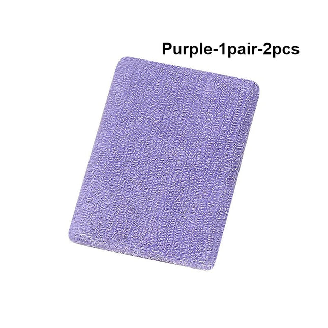 New Hot 1Pairs 2Pcs Set Breathable Cotton Wrist Sweatbands Sweat Absorbent Wristbands for Tennis Football Basketball Running Gym