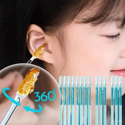 Sticky Ear Digger Ear Digging Tool Ear Wax Cleaning Special Not Hurt Ear Digging Spoon Ear Digging Cotton Swabs - product ima