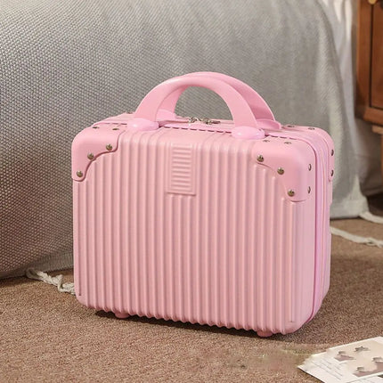Hot Sales 14 inch Travel Suitcase Mini Hand Makeup Case Luggage Travel Cosmetic Box For Women