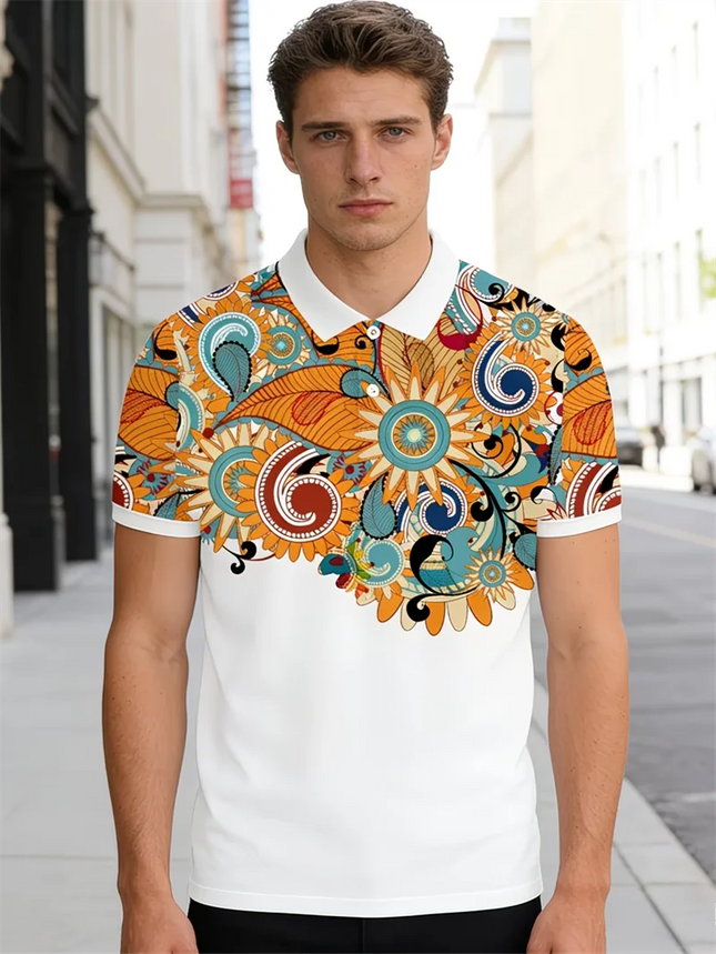 Space Astronaut Skeleton Golf Polo Shirts Lightweight Quick Dry Casual Collared Tee For Men Street Style Daily Wear Man T Shirt