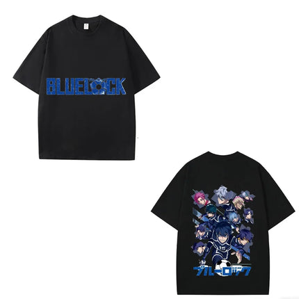 2026 New Summer Release: "Blue Lock" Anime All-Character Jigsaw Print Men's T-Shirt — Casual & Stylish