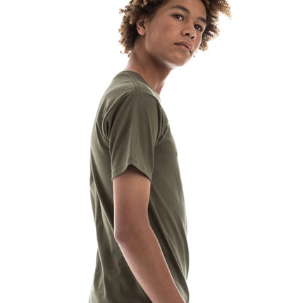 Retro Ring-Spun Crew Neck T-Shirt 2100