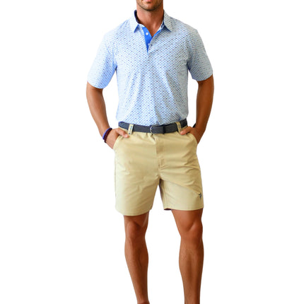 Tuna Performance Polo Light Blue Navy