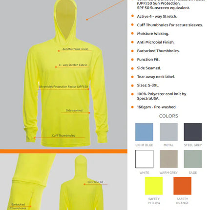 UPF 50 Performance Hoody