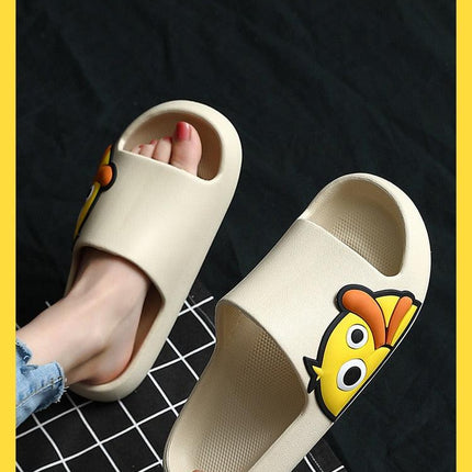 Flip Flops Rubber Beach Slides Waterproof Women Men's Slippers Sandals Cotoon Fur Thick Sole Winter Home Bath Shoes Memory Foam Bedroom Slippers Indoor Shoes Fuzzy Garden Waterproof Slippers
