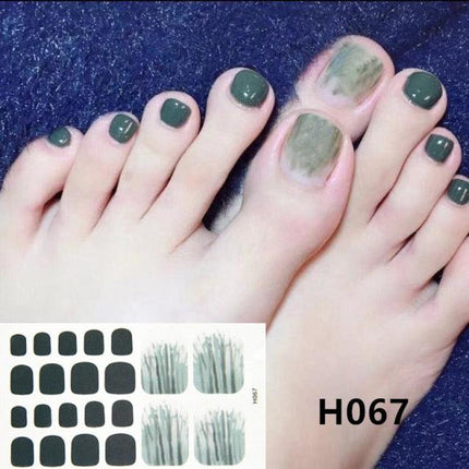 Toe Nail Sticker Wraps Adhesive Decals Toenail Polish Strips DIY Pedicure Foot Decals Manicure Strips Decals Full Wraps Women Glitter Toenail Nail Polish Strips Decals Full Wraps Self Adhesive Toe Nail Tip Full Toe Nail Wraps Feet Decorations